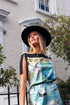 Amanda "Birds of Hyde Park/Ginkgo Leaves" Silk Scarf Tunic